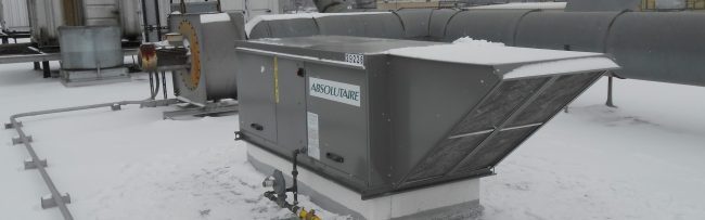 AbsolutAire V-Series direct-fired make-up air unit