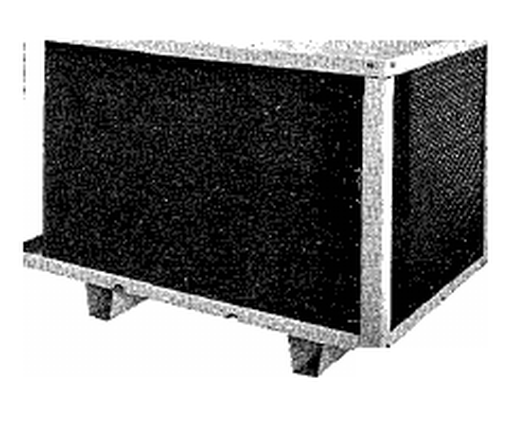 Bryant 542D060 packaged heat pump mounted on accessory roof curb, factory manual photo