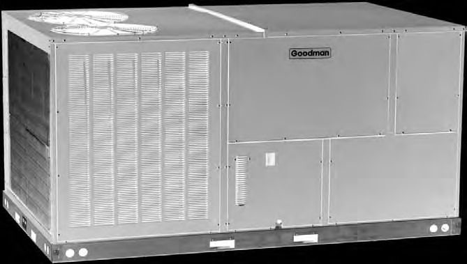 Goodman CPC090-150 (Janitrol CPC) light commercial packaged rooftop unit, 7.5 to 12.5 ton