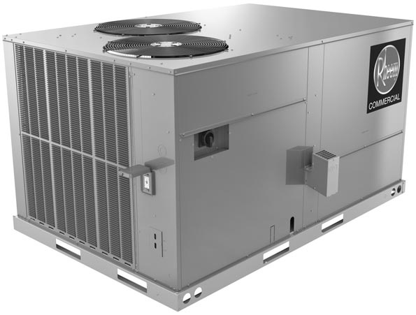 Rheem/Ruud Renaissance Line Classic RGED/RACD commercial packaged rooftop gas/electric unit, 7.5-12.5 ton, Cabinet D