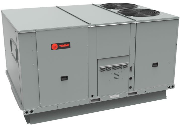 Trane Foundation EBC Electric/Electric packaged rooftop unit, 3-5 tons