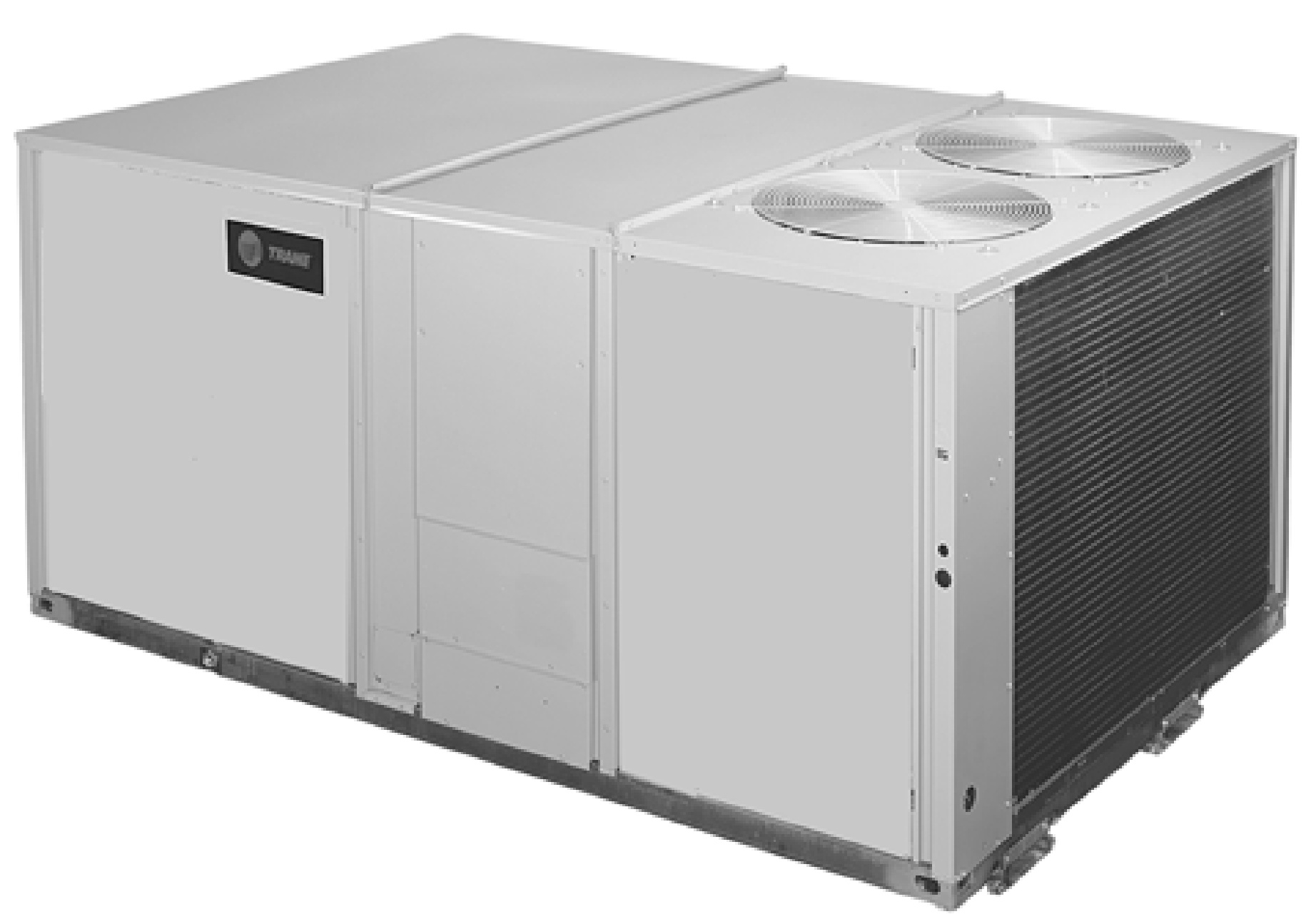 Trane Voyager TC/TCD series packaged rooftop air conditioner, cooling only