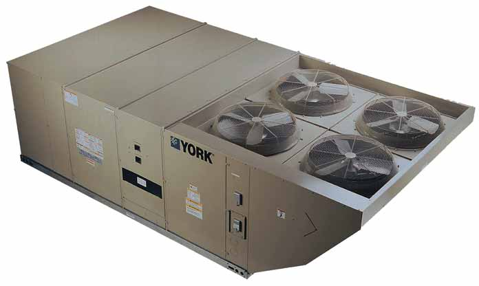 York Large Sunline ZT series commercial rooftop unit